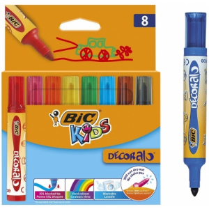 BIC Carioci lavabile Kids Decoralo 8 buc/set 946442