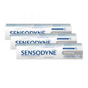 SENSODYNE Pastă de dinți cu efect de albire Extra Whitening Tripack 3 x 75 ml
