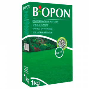 Biopon Ingrasamant pentru gazon cu buruieni control, 1 kg