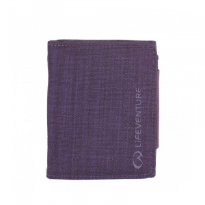 Lifeventure Portofel compact Tri-fold cu protectie RFID Mov