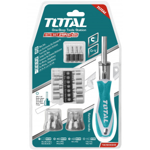 Total Set Surubelnite, cu Clichet, CR-V, 24buc