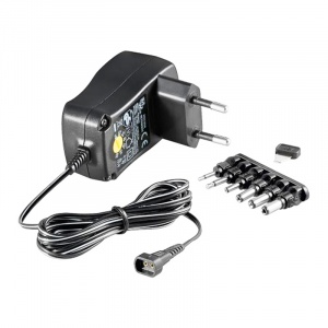 Goobay Alimentator universal in comutatie, 600 mA, 6 mufe