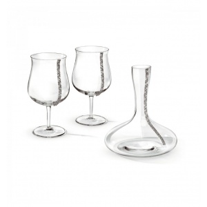 Chinelli Set pentru vin cu cristale - Made by Italy
