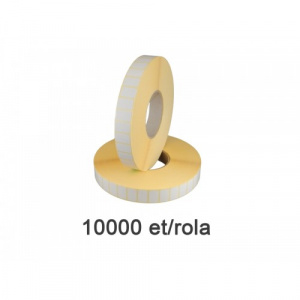 Raflatac-Budaval Role de etichete semilucioase 24x15mm, 10.000 et./rola - 24X15X10000-SGP
