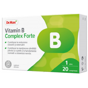 Dr.Max Vitamin B-Complex Forte, 20 Comprimate - Compara Preturi, Oferte ...