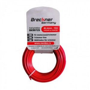 Breckner Fir motocoasa 2,4 x 15 m, rotund cu insertie