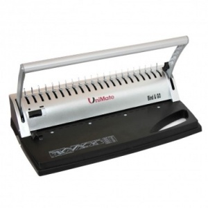 UNI Aparat de indosariat cu inele din plastic 600 Bind&Go