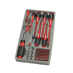 Mannesmann Set de surubelnite biti si tubulare 100 piese M11200
