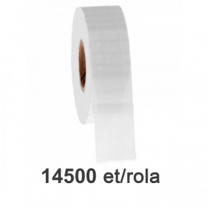 ZINTA Role etichete de plastic transparente 20x10mm, 14.500 et./rola - 20X10X14500-PET