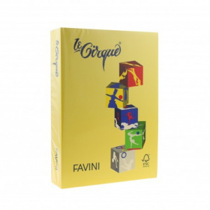 Favini Carton color A4, 160g/mp 200, galben inchis