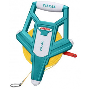 Total Ruleta cu Maner, Banda Fibra de Sticla, 50mX12.5mm
