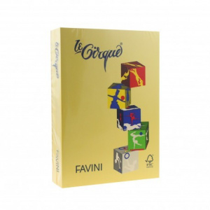 Favini Carton color A4, 160g/mp 202, galben mediu