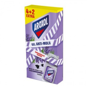 Aroxol Gel Antimolii Lavanda Promo 6buc