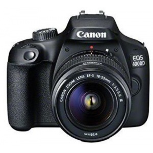 Canon EOS 4000D + EF-S 18-55mm DC III (Negru) 3011C018AA