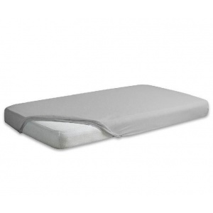 BabyMatex Cearceaf jerse din bumbac cu elastic 120x60 cm Grey 42