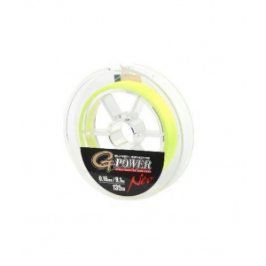Gamakatsu G-Power Premium Braid Neo Yellow, 0.09mm/6,3kg/135m
