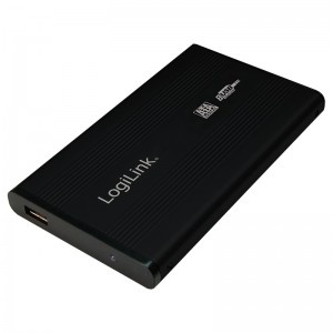 LogiLink Enclosure 2.5 inch S-ATA HDD USB 2.0 Alu black UA0041B