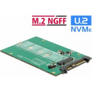 Delock Converter U.2 SFF-8639 > M.2 NGFF NVMe Key M 62696