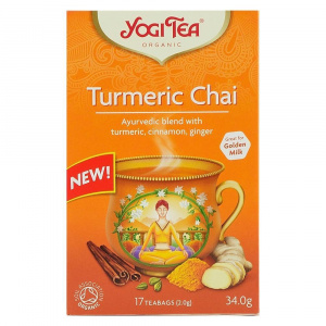 Yogitea Turmeric Chai Ceai Ayurvedic Cu Turmeric Scortisoara Si Ghimbir Bio 34 G Lista De Preturi Cel Mai Mic Pret
