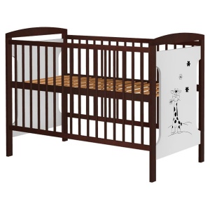 Hubners Patut copii din lemn Karly Girafa 120x60 cm venghe