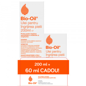 Bio-Oil Pachet 200 ml + 60 ml gratis