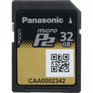 Panasonic 32GB Micro P2 UHS-II Memory Card AJ-P2M032AG