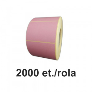ZINTA Role etichete semilucioase roz 100x100mm, 2000 et./rola - 100X100X2000-SGP-PANTONEP217