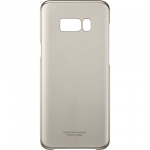Samsung Clear Cover Gold pentru Galaxy S8 Plus (EF-QG955CFEGWW)