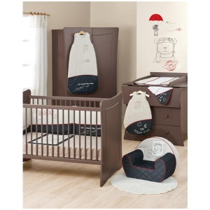 Candide Lenjerie pentru patut copii set 4 piese Little Aviator