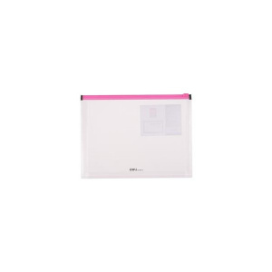 Deli Mapa protectie documente A4, zip cu burduf