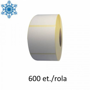 ZINTA Role etichete termice 58x80 mm, pentru congelate, 800 et./rola - 58X80X800-TH-DF
