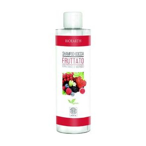 Bioearth Sampon si Gel de Dus cu Aroma de Fructe Rosii, 500 ml