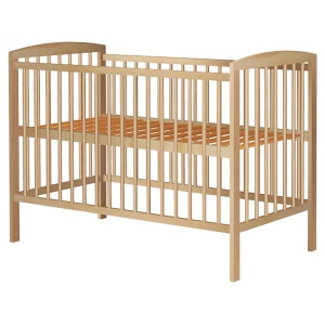 Hubners Patut copii din lemn Anzel 120x60 cm natur