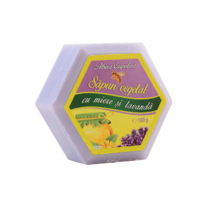 Albina Carpatina Sapun vegetal cu miere si lavanda 100gr