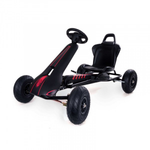 Ferbedo Kart cu pedale Air Racer Negru