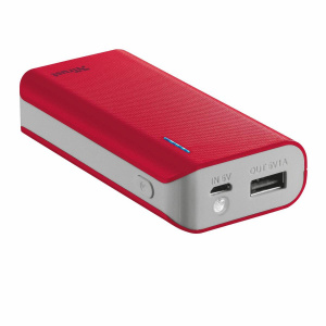 Trust #21226 Primo PowerBank 4400 mAh - red