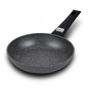 Nava Tigaie 26 cm din aluminiu cu maner detasabil si invelis stone antiaderent Gaia NV 230 004