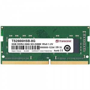 Transcend 8GB, DDR4-2666Mhz, CL19 TS2666HSB-8G