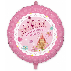 Big Party Balon Mylar Rotund 45 cm Princess (18