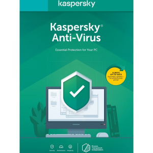 Kaspersky Antivirus 2021, 1 an, 1 PC - KL1171O5AFS