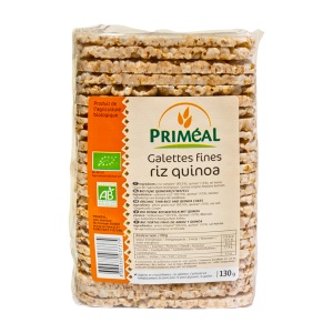 Primeal Turtite Bio subtiri de orez cu Quinoa 130g