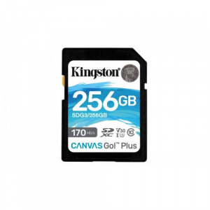 Kingston Canvas Go! Plus 256GB, Clasa10 (SDG3/256GB)