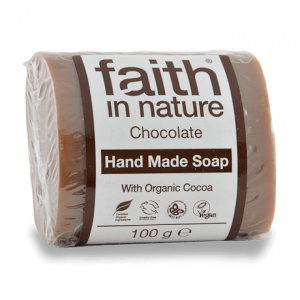 faith in nature Sapun solid, cu ciocolata, 100 g