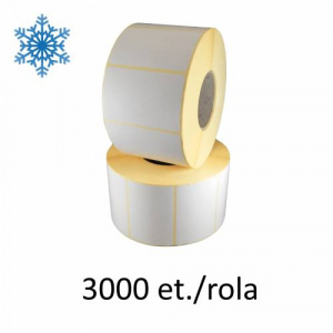 ZINTA Role etichete termice 58x43mm, pentru congelate, Top Thermal, 3000 et./rola - 58X43X3000-TTH-DF
