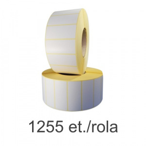 ZINTA Role etichete termice 71.6x30mm, perfor, gap, 450 et./rola - 71.6X30X450-TH-PG
