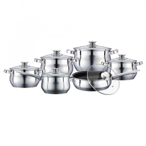 Peterhof SET CRATITE INOX CU CAPAC 12P PH-15774