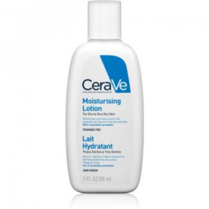 CeraVe Moisturizers loțiune hidratantă pentru corp și față pentru pielea uscata sau foarte uscata 88 ml