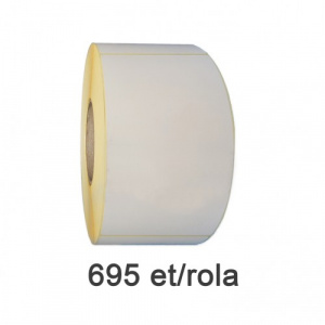 ZINTA Role etichete semilucioase 75x210 mm, perfor gap, 695 et./rola - 75X210X695-SGP-PG