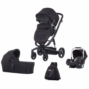 Chipolino Electra 3 in 1 negru cu cadru negru