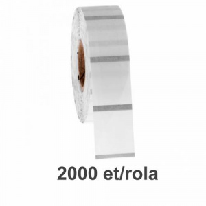 ZINTA Role etichete de plastic transparente 50x20mm, 2000 et./rola - 50X20X2000-PET-BM